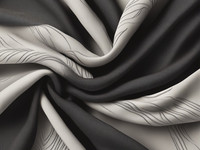 Black-White Scarf