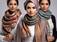 Scarves And Women Models