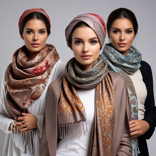 Scarves And Women Models